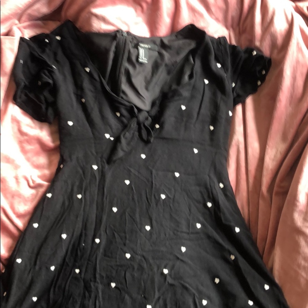 Black mini dress